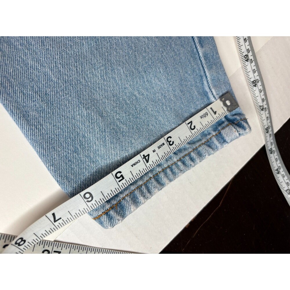 Vintage Levi's 550 Jeans 30X32 Orange Tab Relaxed Fit Tapered Leg USA Light Blue - Picture 10 of 10